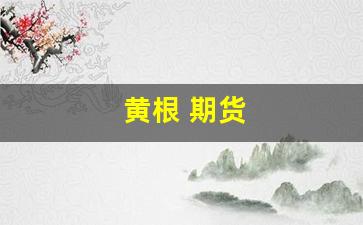 黄根 期货(黄圣根期货战绩)_https://www.fzdzcxj.com_深交所_第1张